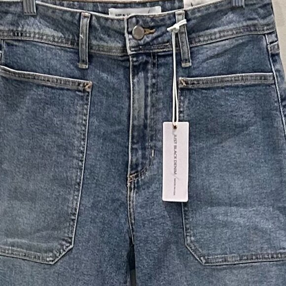 Just Black Medium Wash Utility Denim - Picture 5 of 13